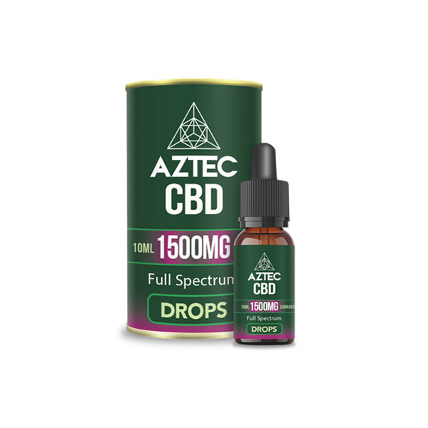 Aztec CBD Full Spectrum Hemp Oil 1500mg CBD 10ml - Tonic Vault Ltd