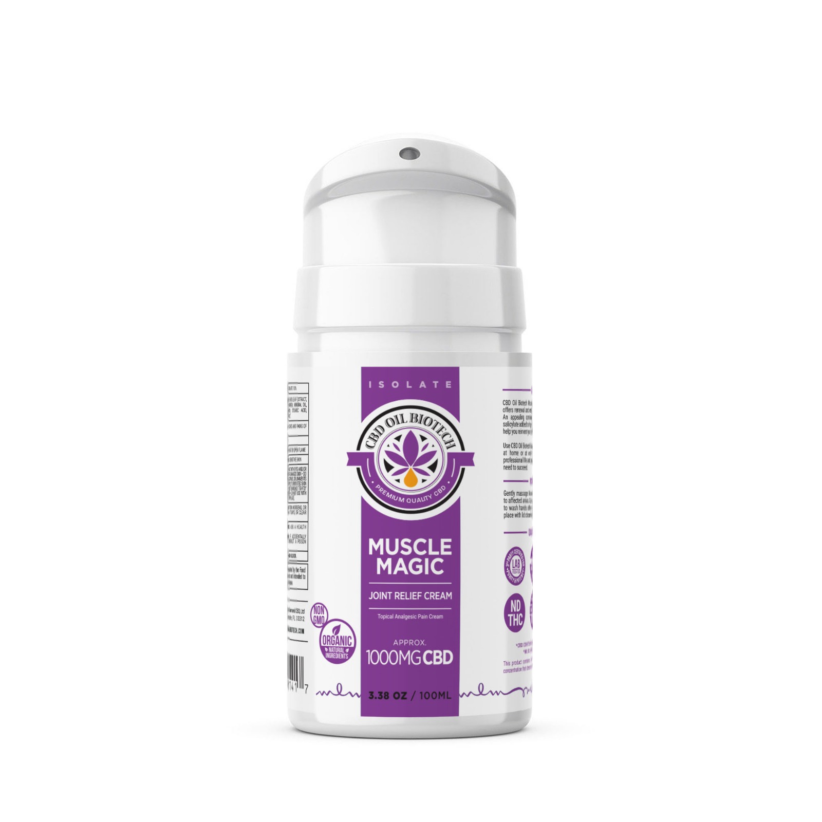 CBD Oil Biotech Muscle Magic Joint Relief Cream - 1000mg - Diamond CBD