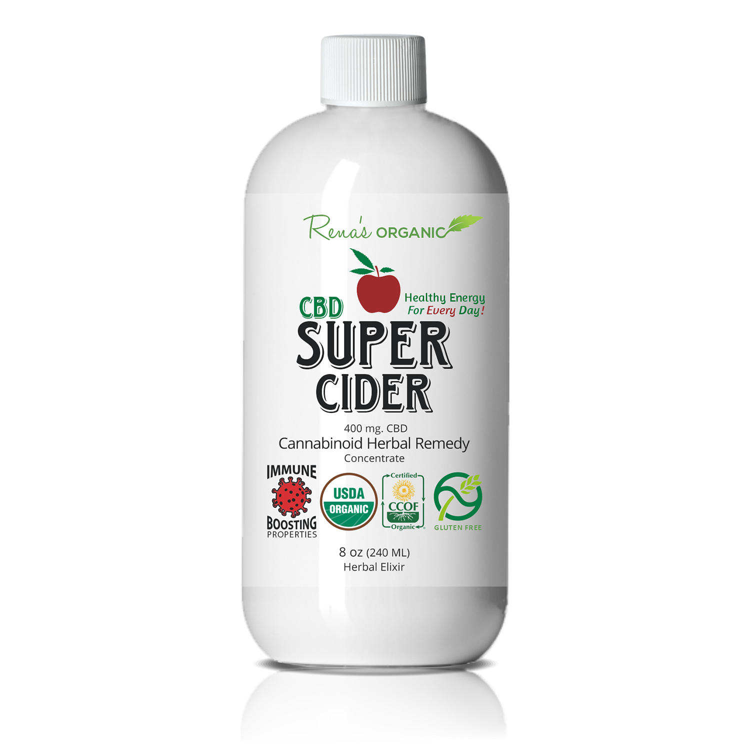 CBD Super Cider Full Spectrum - Rena's Organic