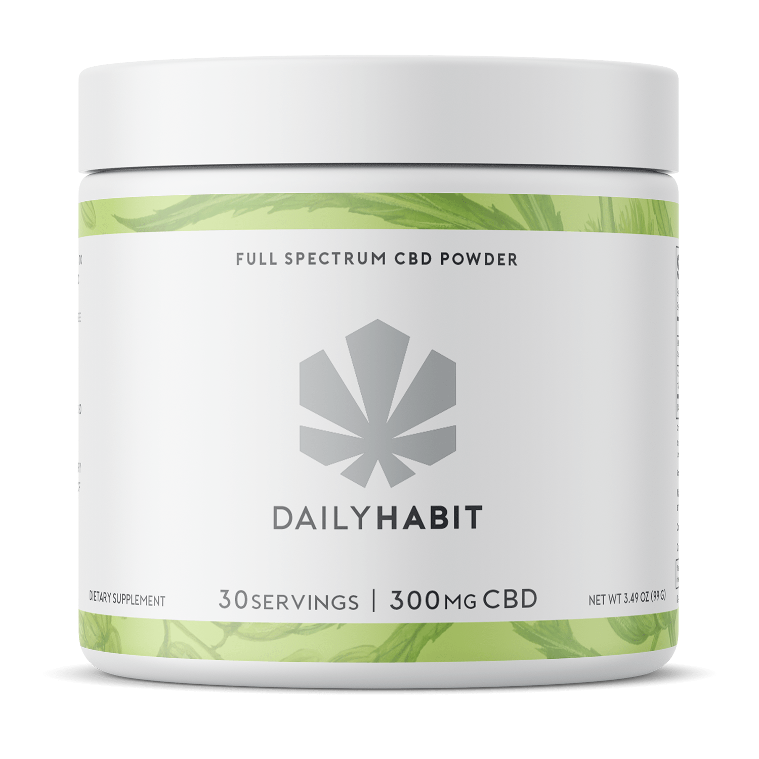 Daily Habit CBD Powder - 30 Serving Jar - Daily Habit