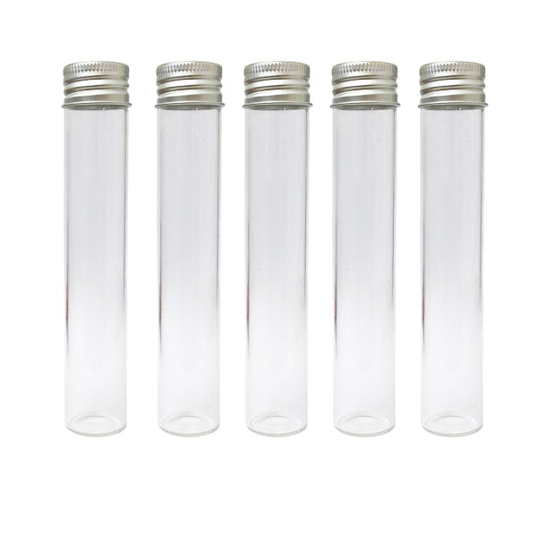 Glass Tube Joint Holder - With Silver Cap - Tonic Vault Ltd