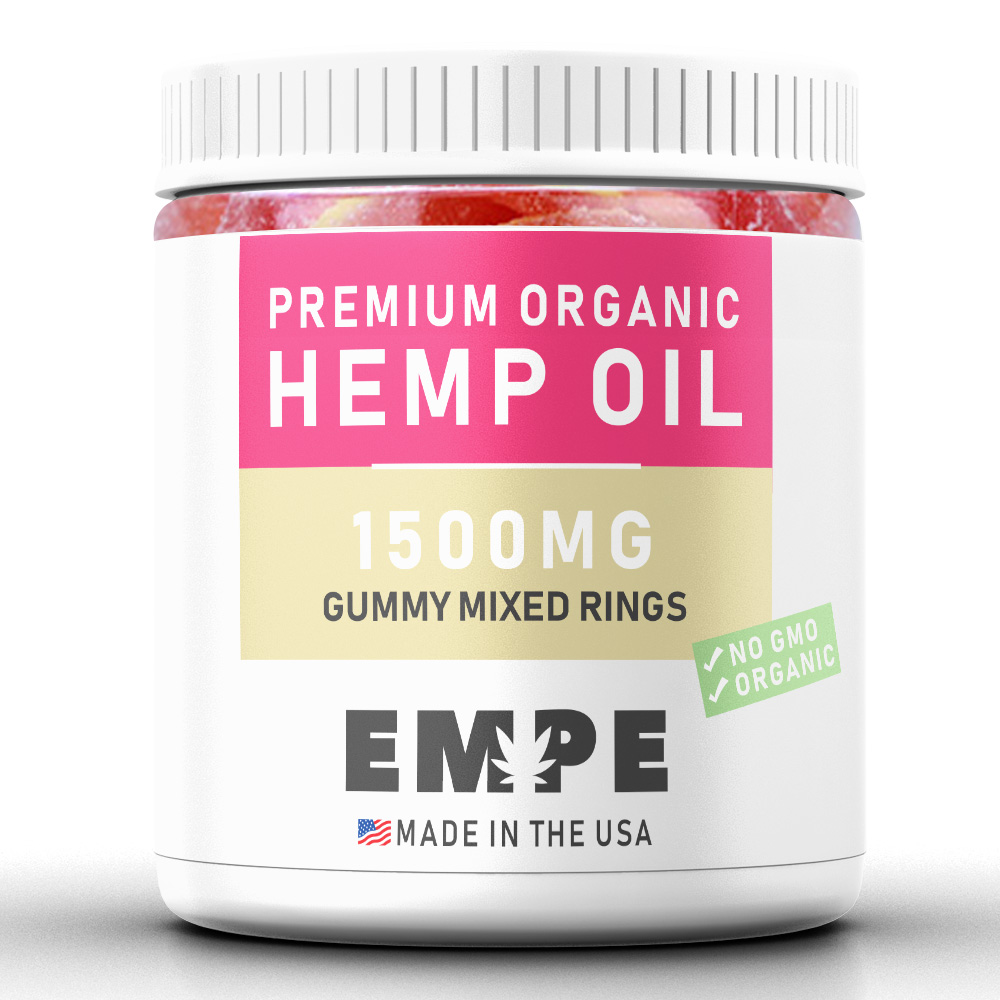 Hemp Gummy Mixed Rings - EMPE USA - CBD OIL
