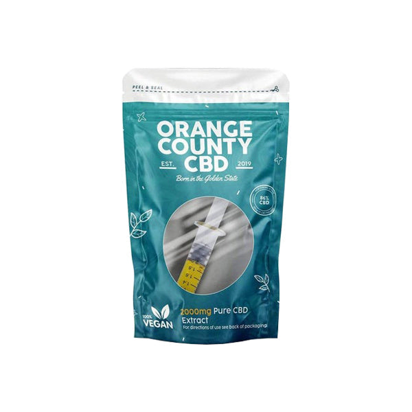 Orange County CBD 2000mg 86% Pure CBD Extract & Syringe 2ml - Tonic Vault Ltd