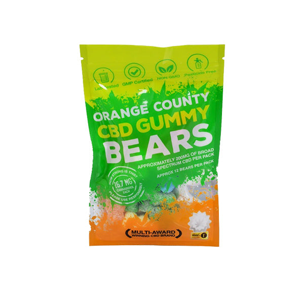 Orange County CBD 200mg Gummy Bears - Grab Bag - Tonic Vault Ltd