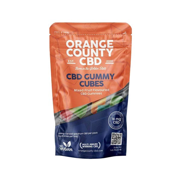 Orange County CBD 200mg Gummy Cubes - Grab Bag - Tonic Vault Ltd