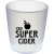Super Cider shot glass by Rena’s Organic